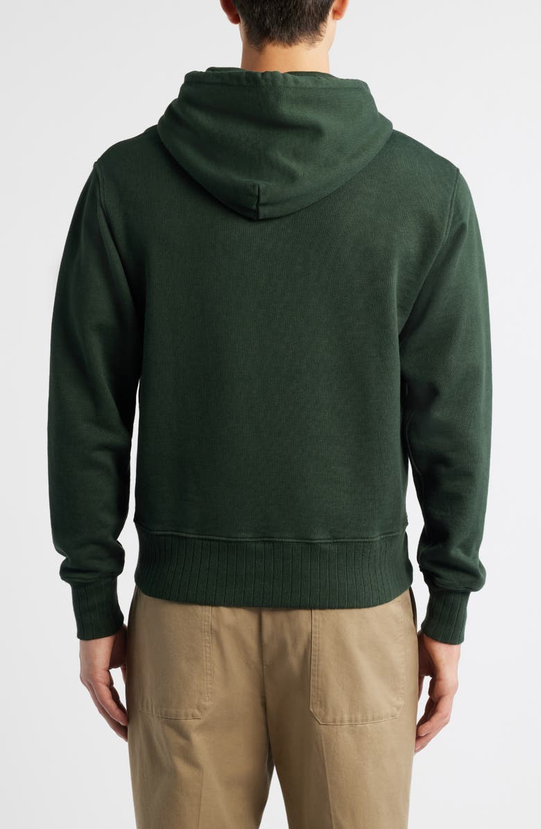 MERZ B SCHWANEN Organic Cotton Hoodie, Alternate, color, Forest