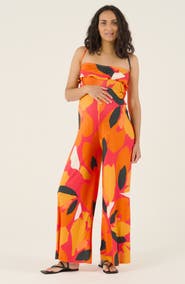 Cache Coeur Maternity and Nursing Jumpsuit Irma