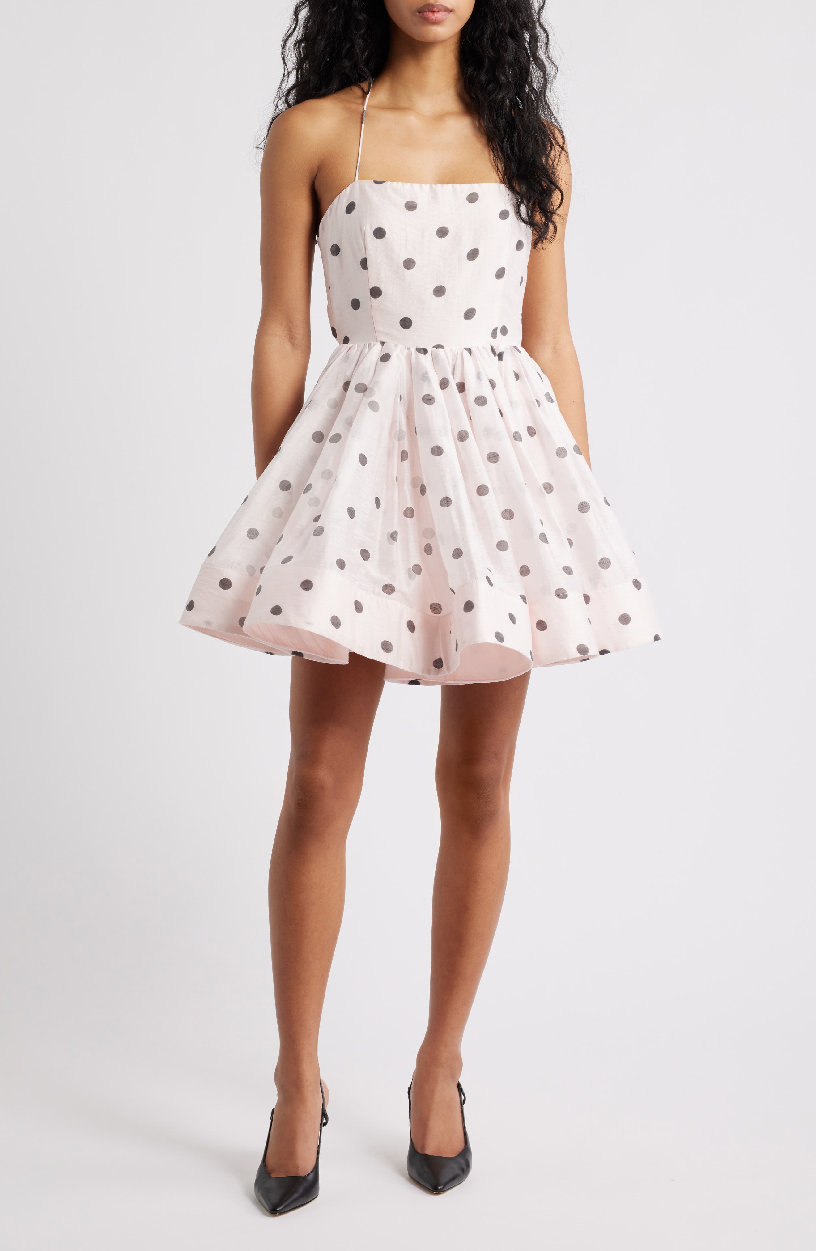 Sonya Moda Nancy Cutout Flared Minidress In White