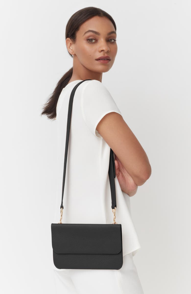 Cuyana System Leather Clutch, Alternate, color,