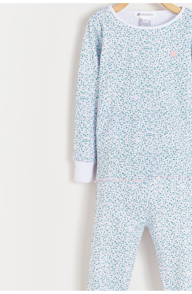 Babycottons Premium Peruvian Pima Cotton Emma Snug Two-Piece Pajamas For Toddler, Alternate, color, Multicolor