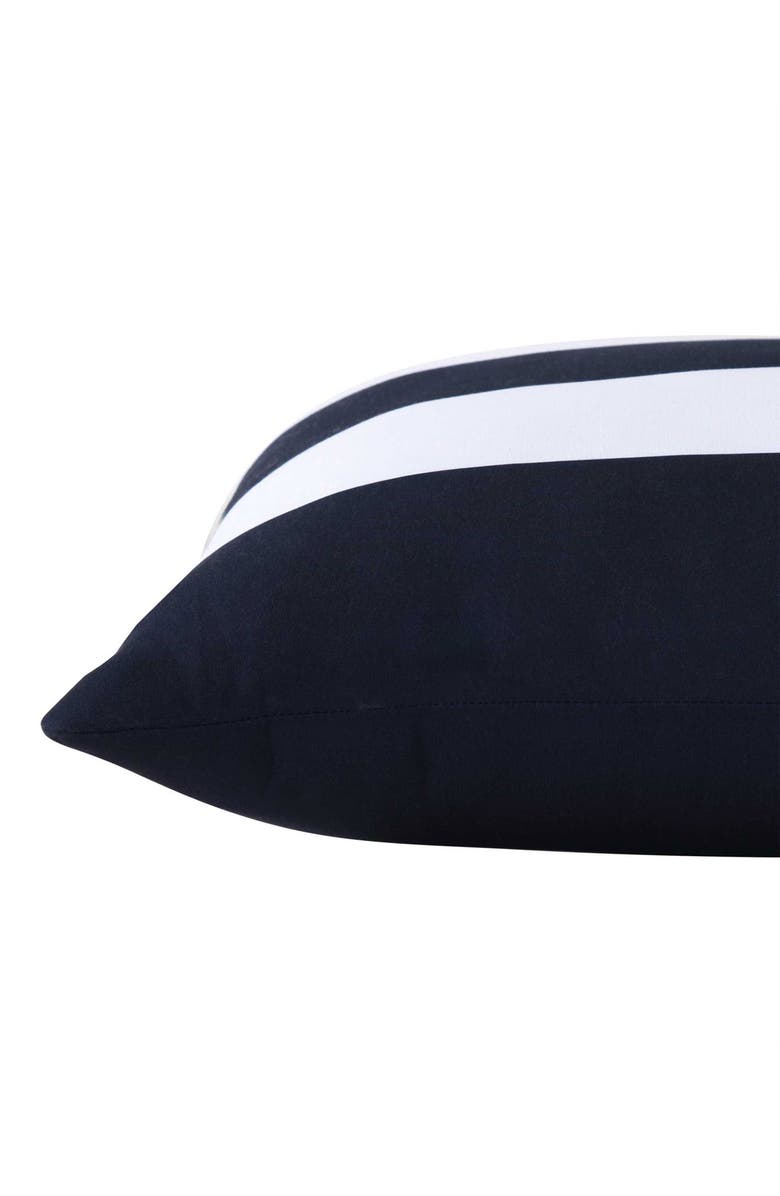 Nautica Sailor Stripe Microfiber Throw Pillow, Alternate, color, Dark Blue