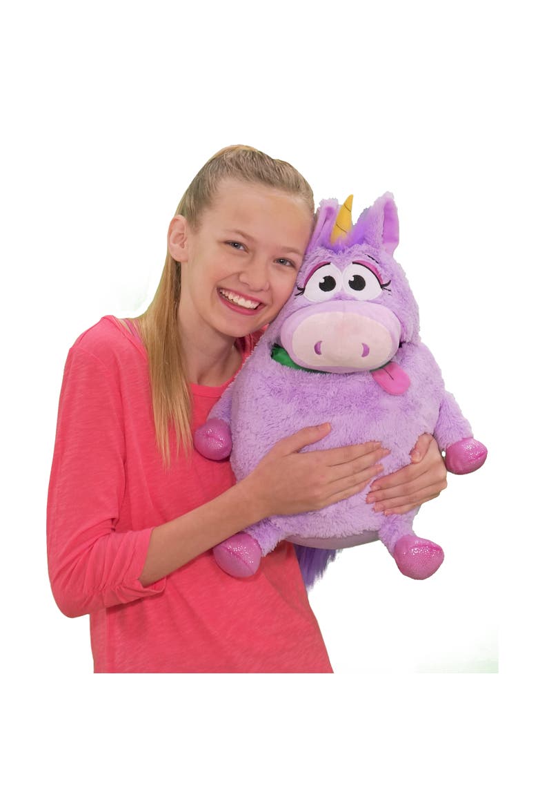 Unicorn Purple Kids Soft Magical Character Companion, Alternate, color, Multicolored