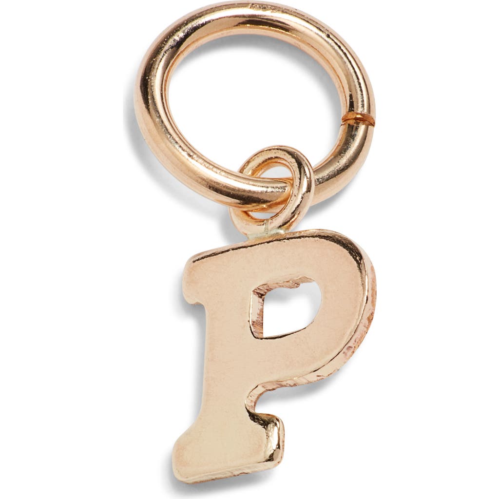 Nashelle Initial Charm In Gold Fill - P