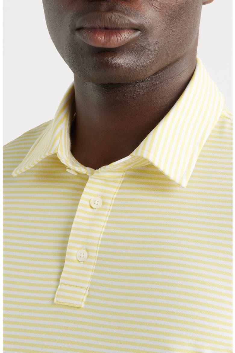 All Play Stripe Performance Golf Polo, Alternate, color, CANARY