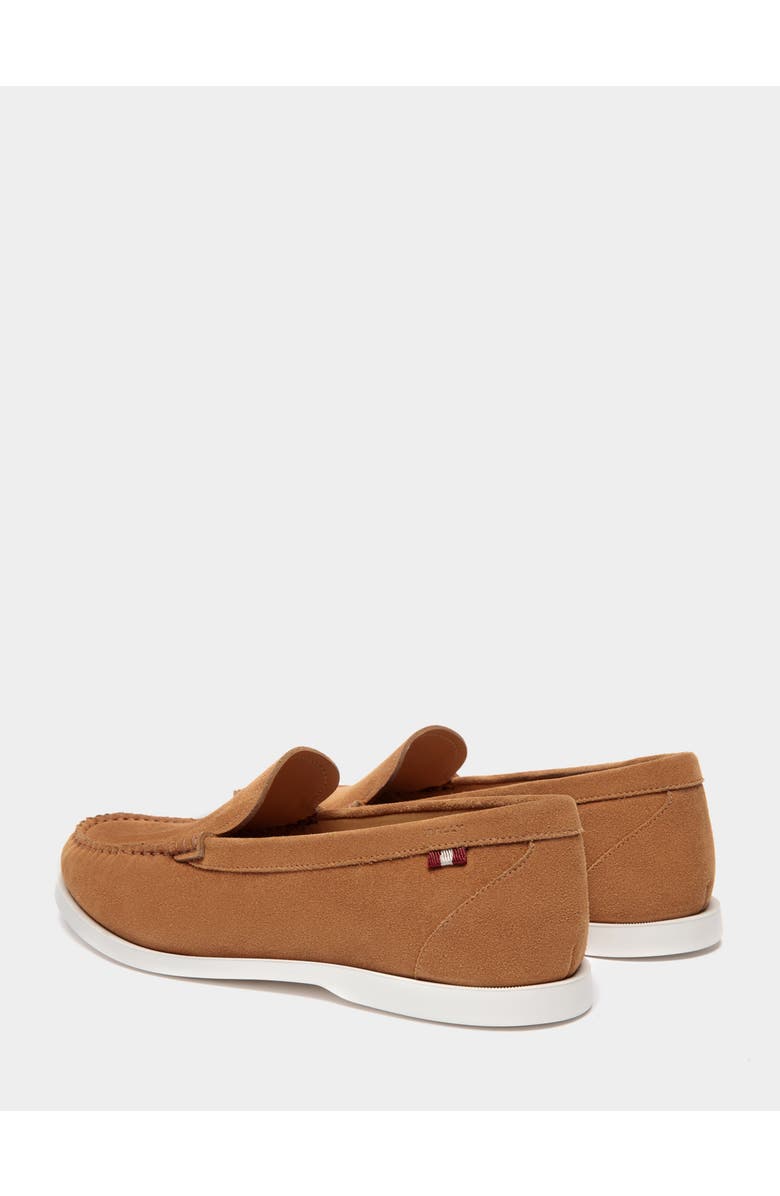 Bally Nelson Loafer in Suede, Alternate, color, Deserto 22