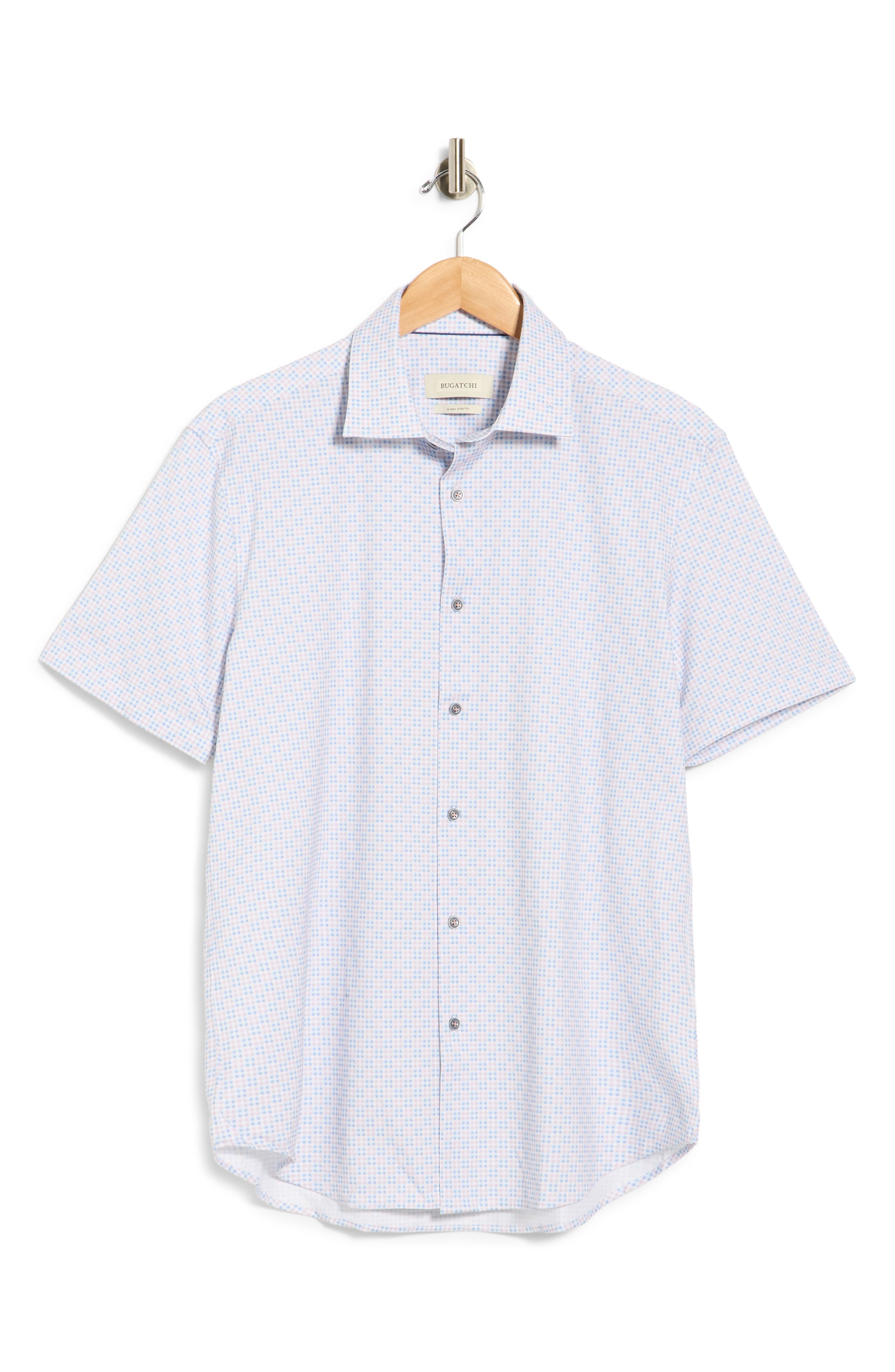 Bugatchi Short Sleeve Woven Shirt