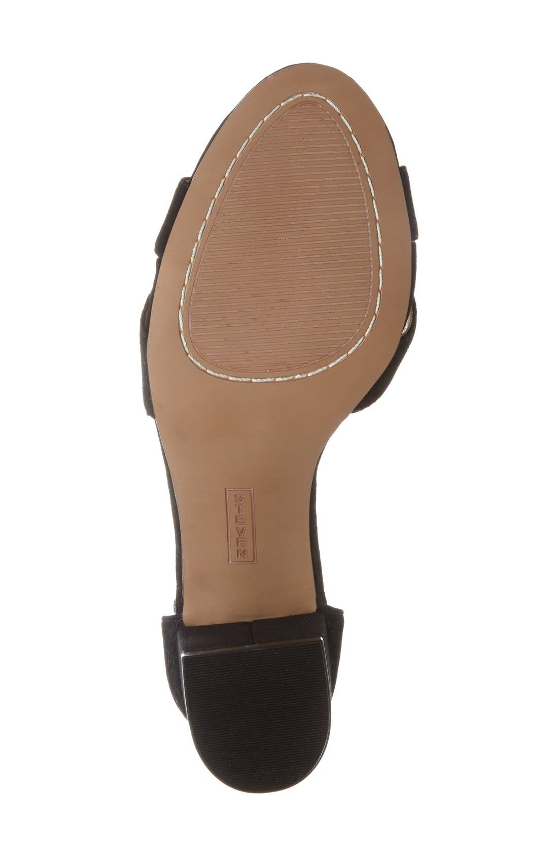 Steven New York Steven by Steve Madden 'Voomme' Ankle Strap Sandal, Alternate, color, 