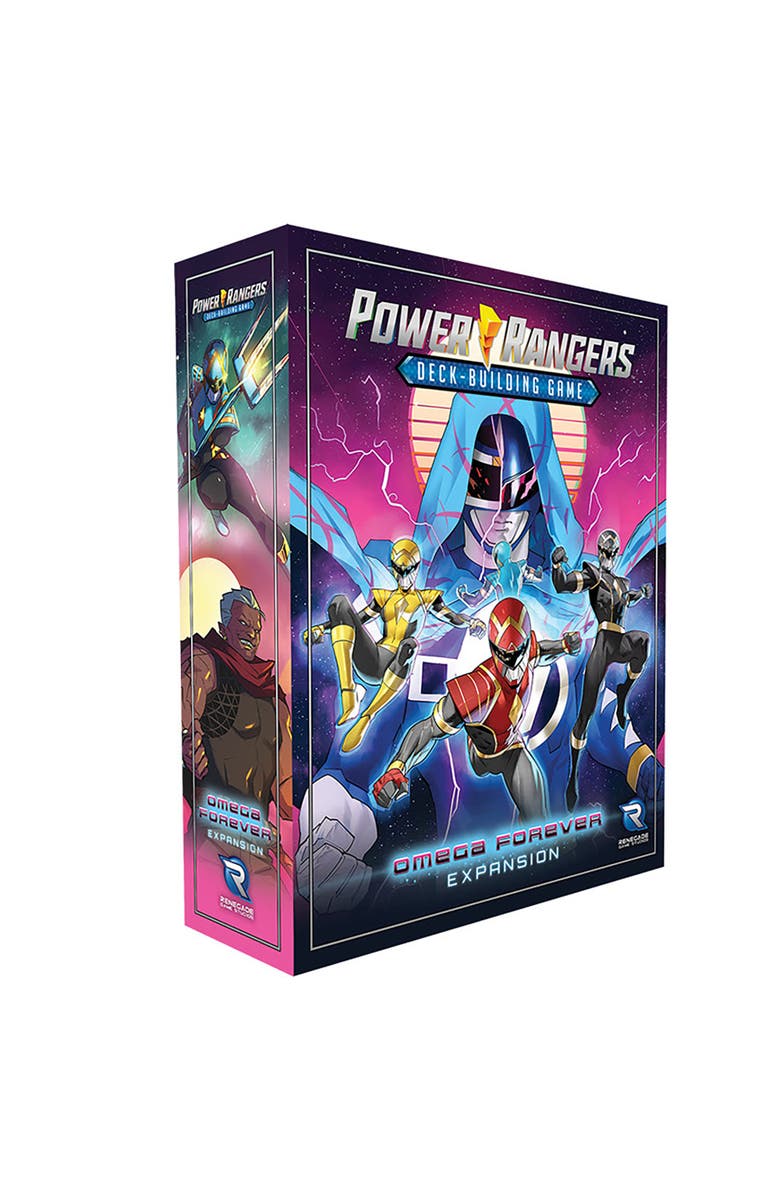 Renegade Game Studios Power Rangers Deckbuilding Game Omega Forever Expansion, Main, color, Multicolored