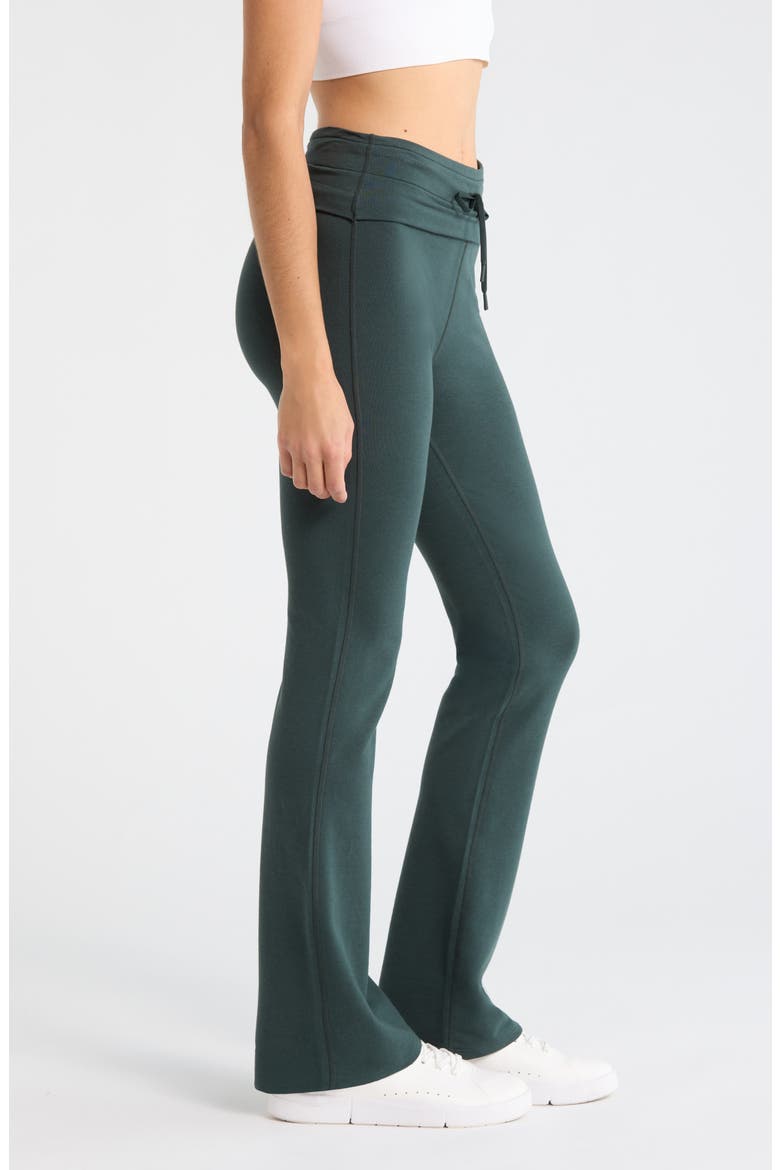 Weekend French Terry Pants, Alternate, color, GREEN TIMBER
