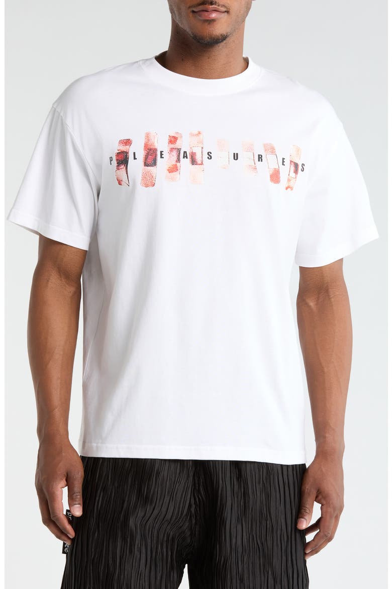 Wounded Graphic Print T-Shirt, Main, color, WHITE