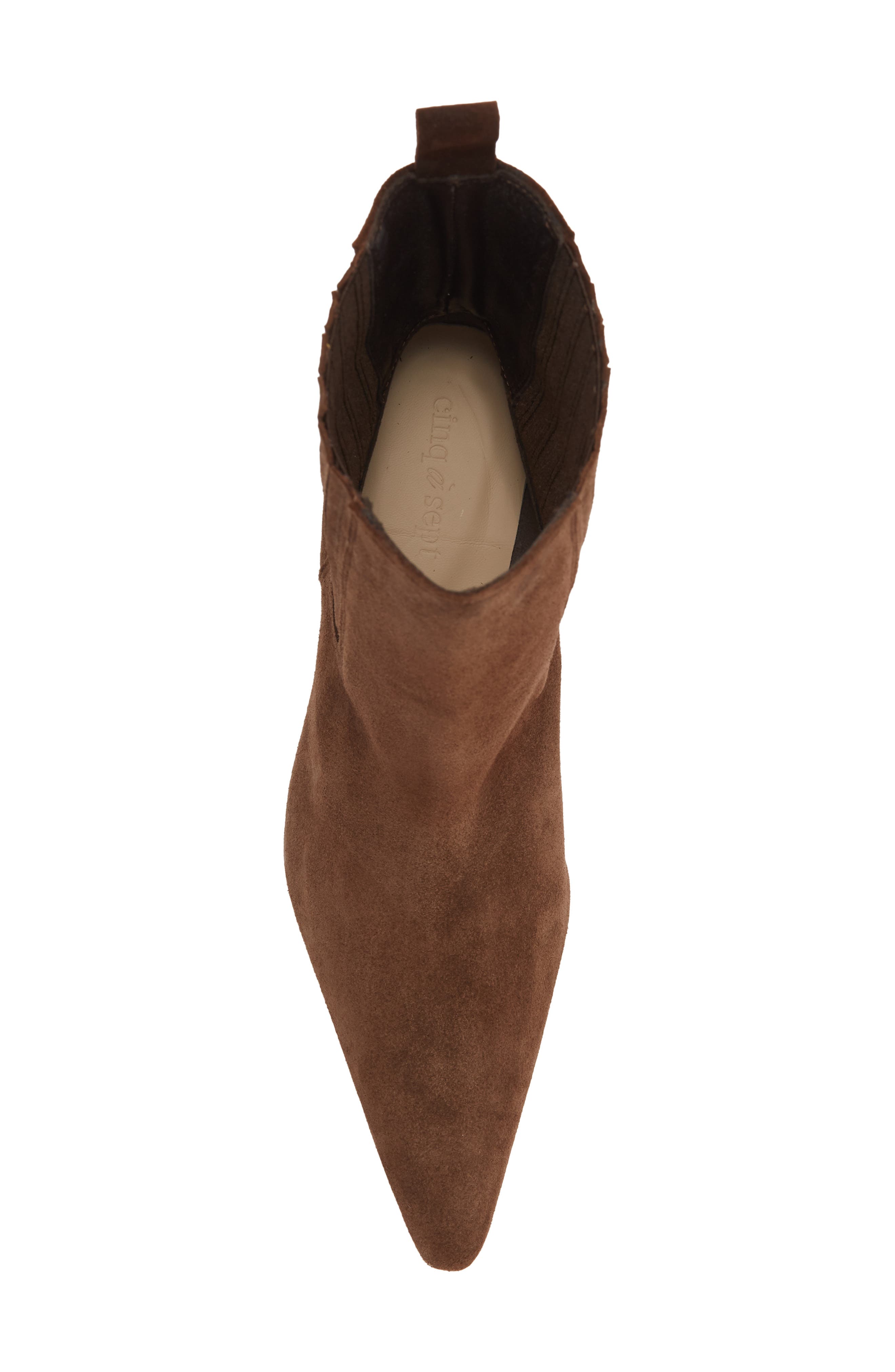 Parker Curved Wedge Bootie, Alternate, color, CHOCOLATE