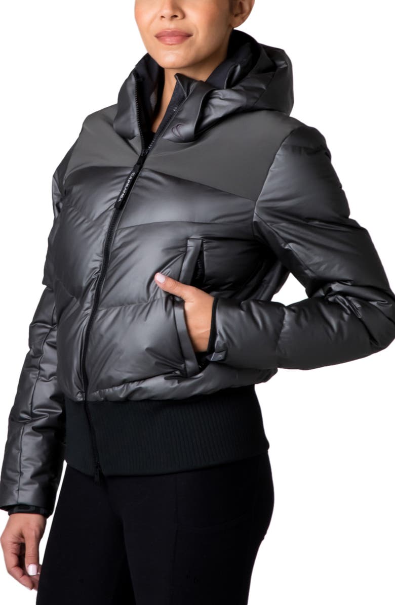 Capranea Starlex Hooded Ski Bomber Jacket, Alternate, color, 