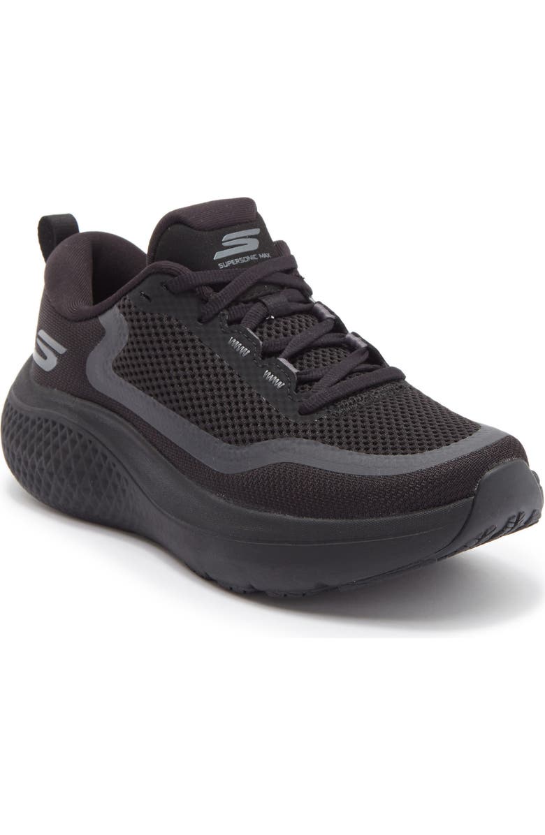 SKECHERS GO RUN Supersonic Max Running Shoe, Main, color, Black