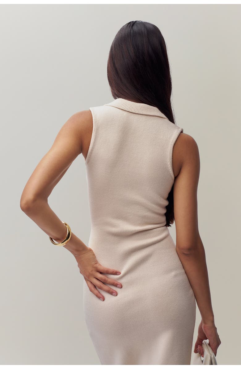 Guizio Calesia Midi Dress, Alternate, color, Ivory