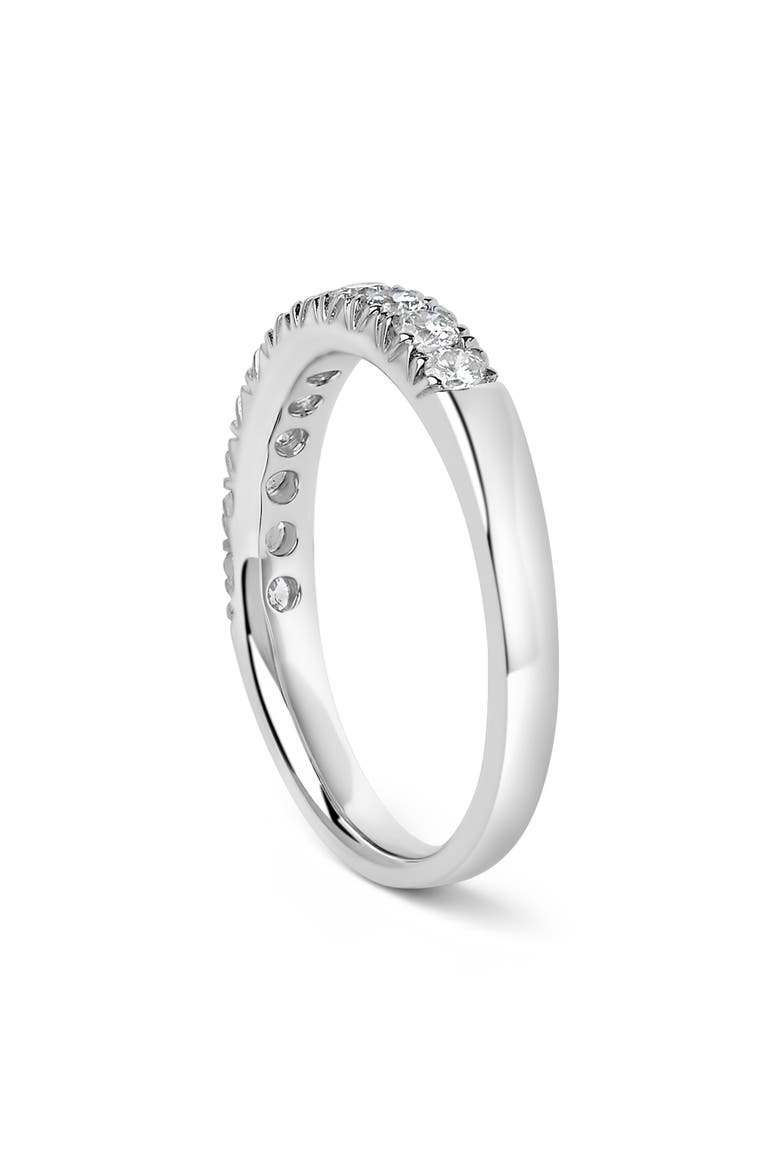 14K Gold 1/2 Cttw Round Diamond 11 Stone Classic Band, Alternate, color, White