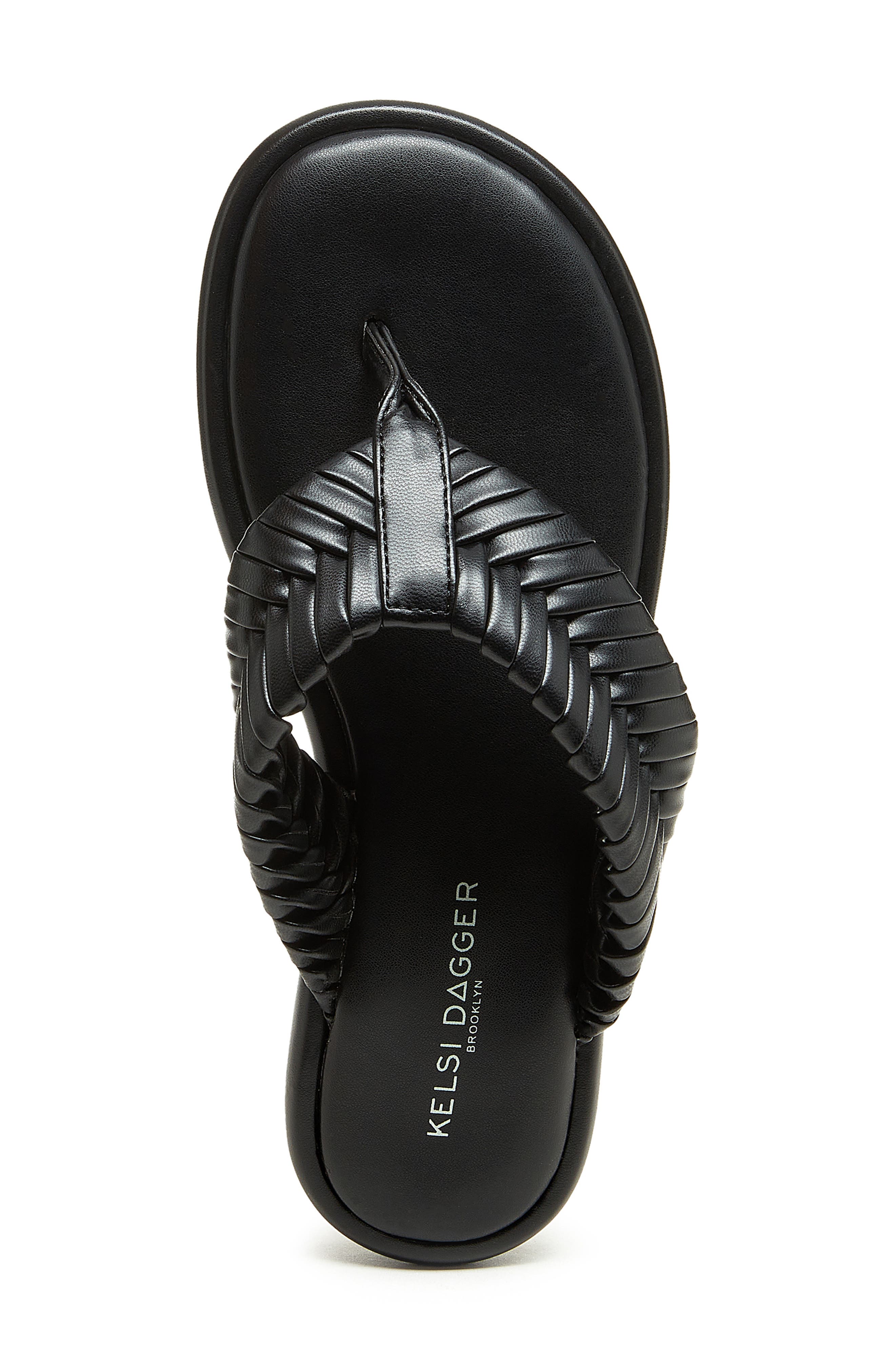 Kelsi Dagger Brooklyn Tidal Flip Flop, Alternate, color, Black