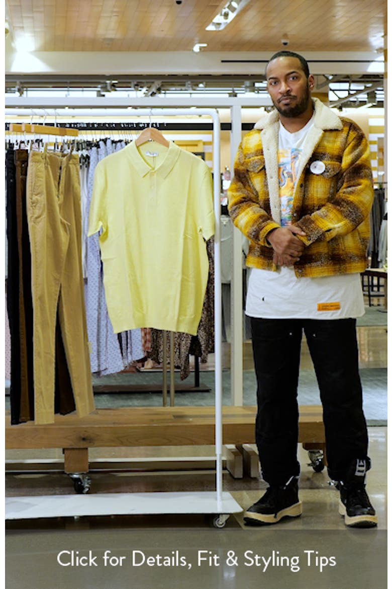 Slim Fit Knit Polo video