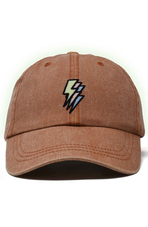 Dalix Lightning Cap In Washed Orange