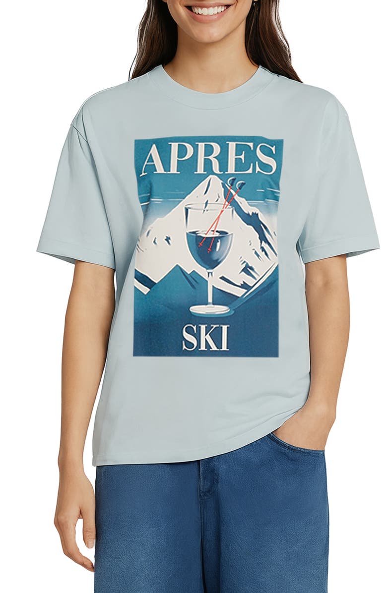 Wildfox Aprés Cocktail Ryan Graphic T-Shirt, Main, color, 