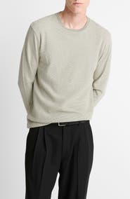 Vince Striped Double Knit T-Shirt