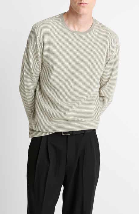 Striped Double Knit T-Shirt