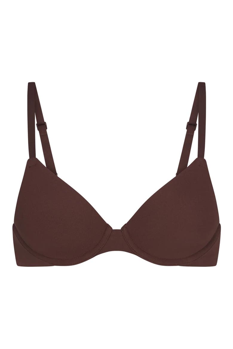 Fits Everybody T-Shirt Bra, Alternate, color, COCOA