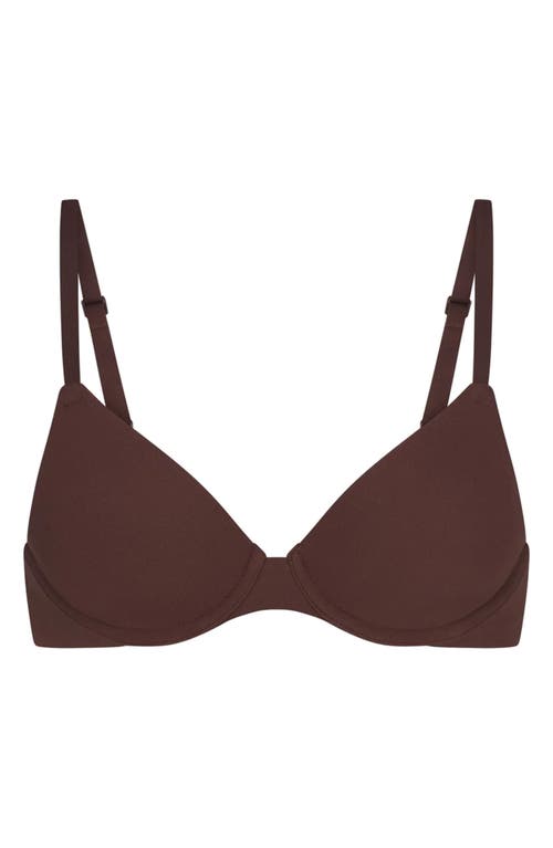 Skims Fits Everybody Push-up Bra In Cocoa