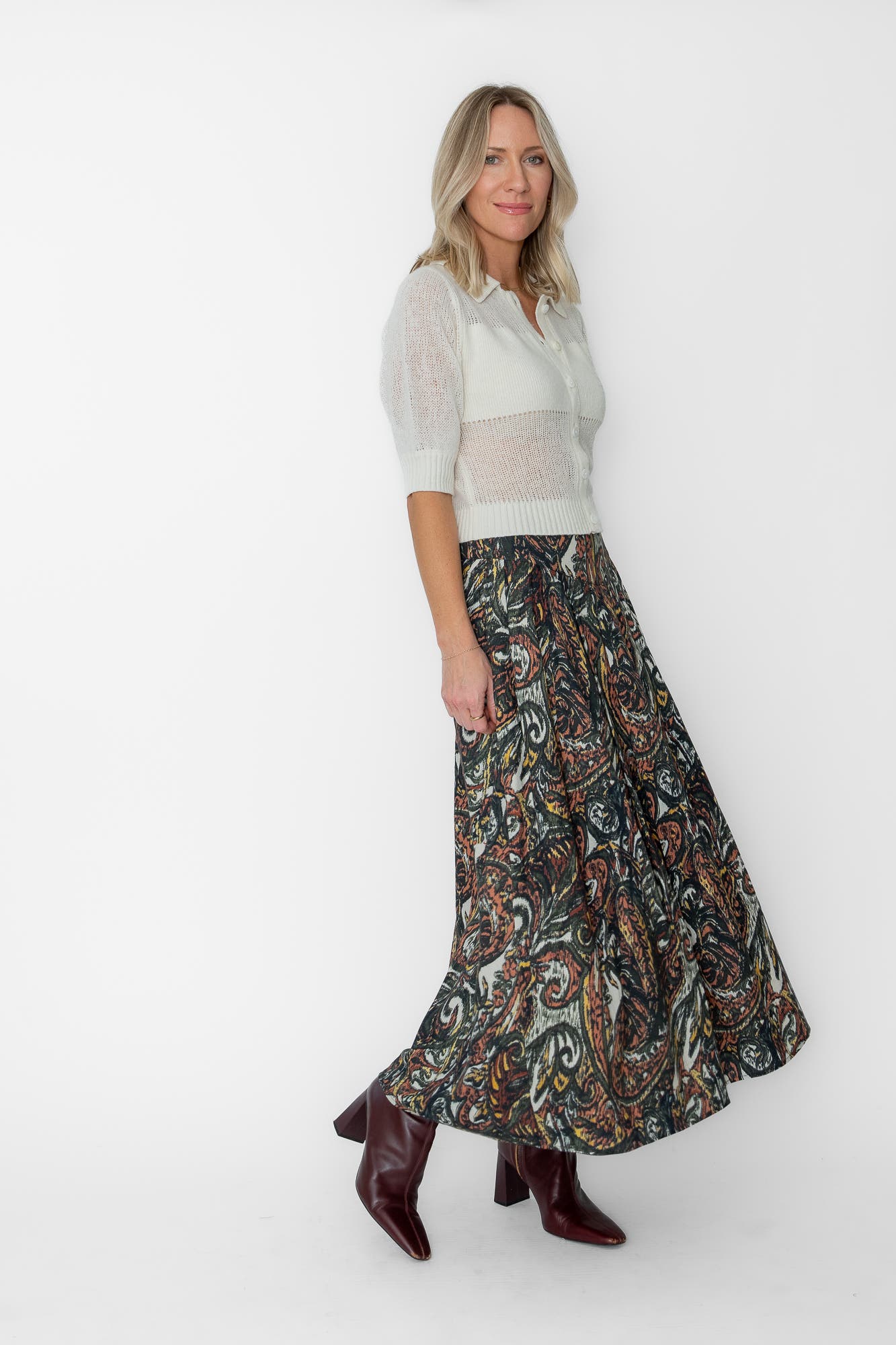 Veronique Ankle Skirt - image 2