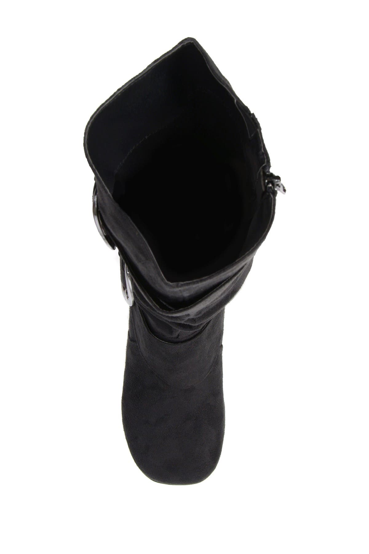 Journee Collection JOURNEE Jester Side Buckle Tall Boot, Alternate, color, Black