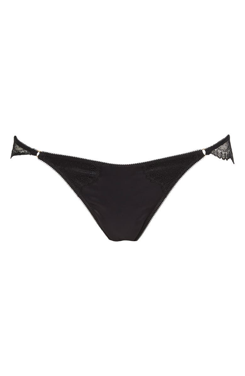 Topshop Raven Satin Panties, Alternate, color, 