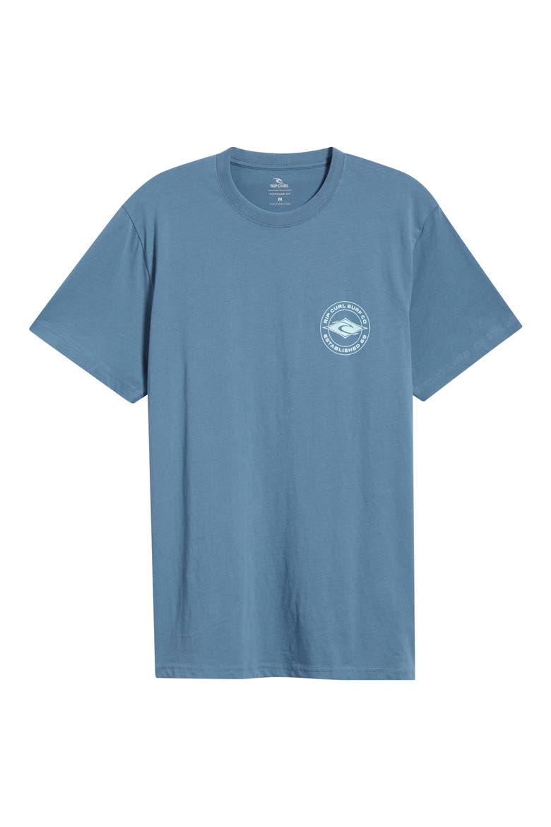 Logo Graphic T-Shirt, Alternate, color, BLUEFIN