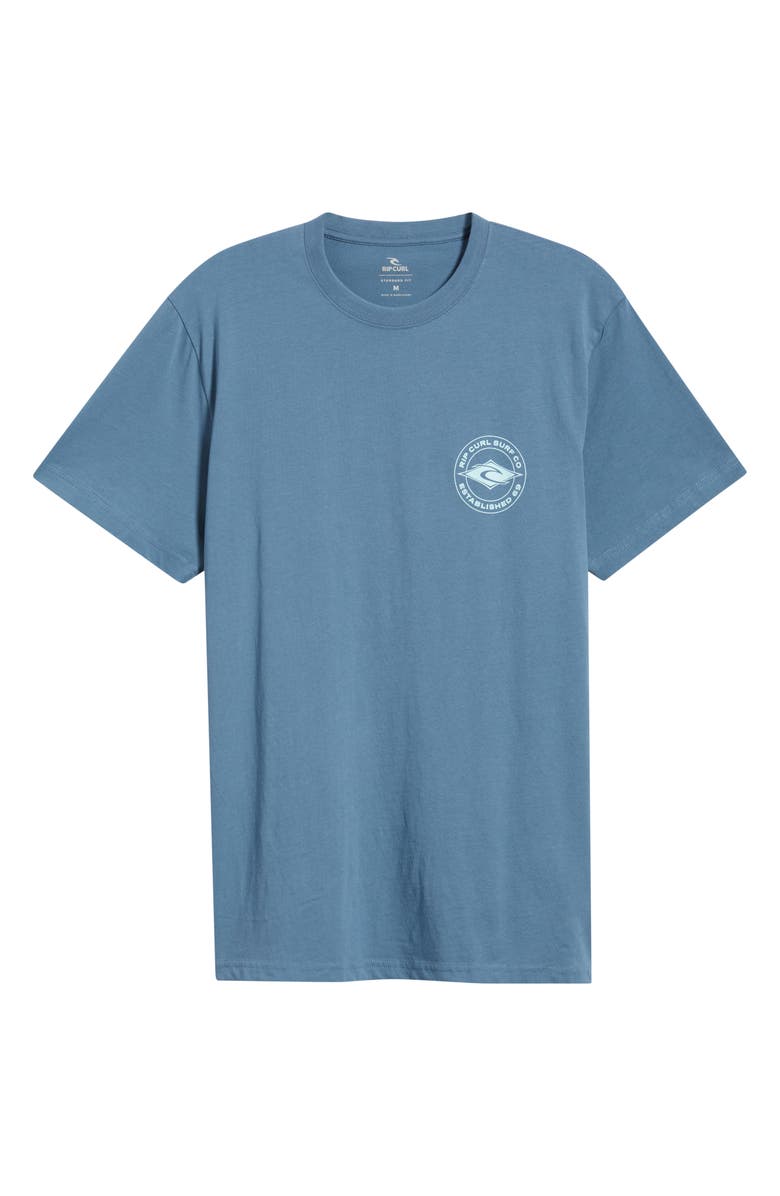 Rip Curl Logo Graphic T-Shirt, Main, color, Bluefin