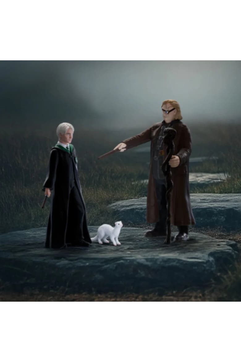 Wizarding World 3 Figure Set, Mad Eye Moody, Draco Malfoy & Ferret, Alternate, color, Multicolored