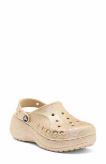 CROCS Baya Platform Glitter Clog