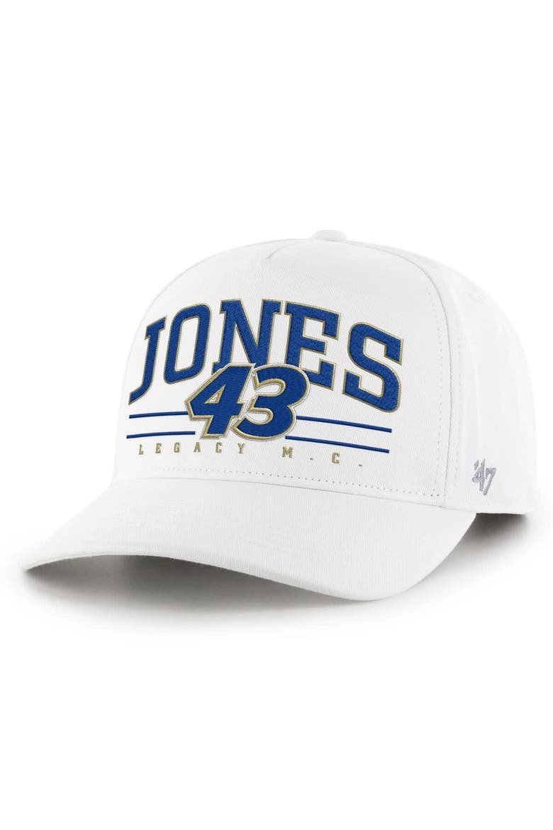 Men's '47  White Erik Jones  Roscoe Hitch Adjustable Hat, Main, color, White