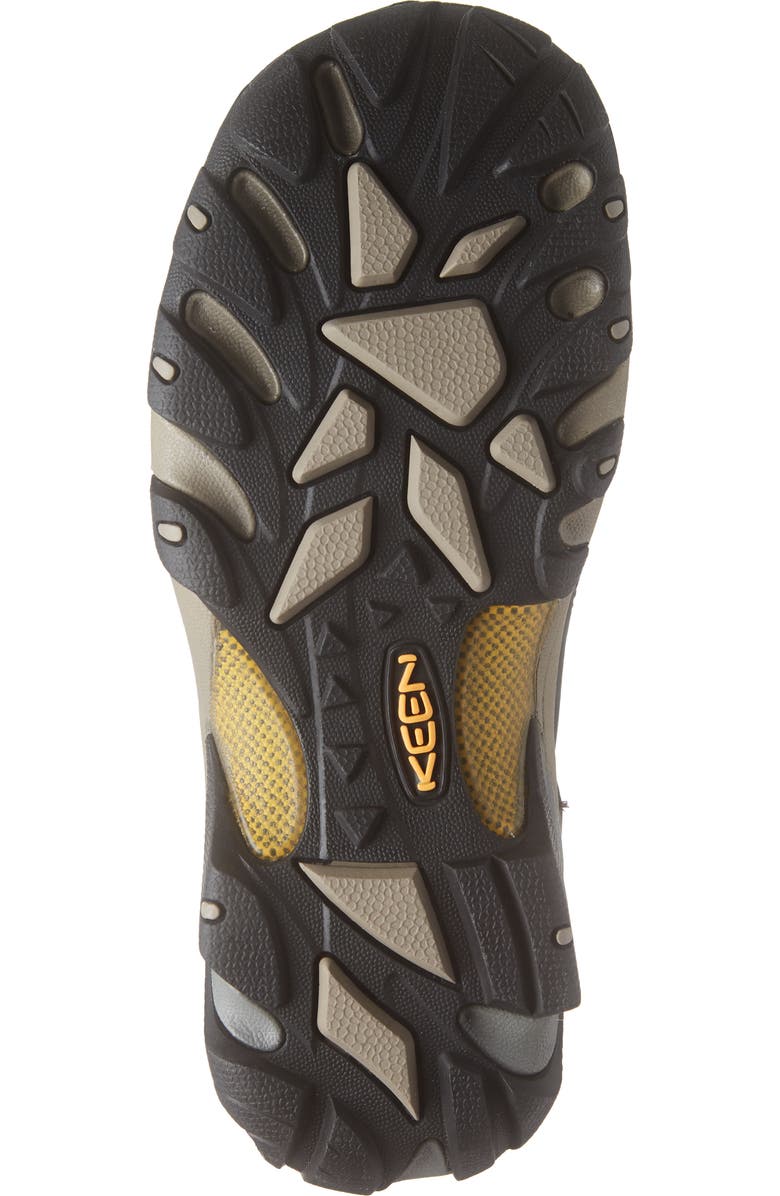 KEEN 'Targhee II' Waterproof Boot, Alternate, color, Black Olive/Yellow