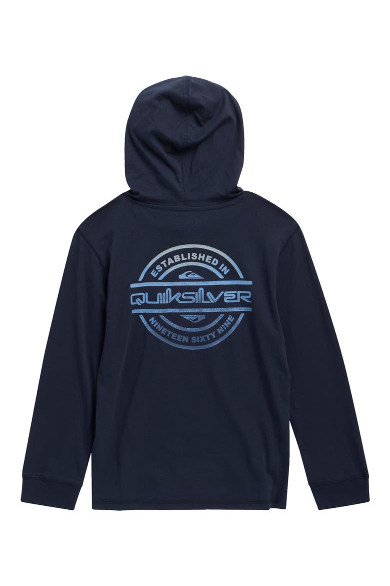 Kids' Long Sleeve Hoodie Top, Alternate, color, TOTAL ECLIPSE