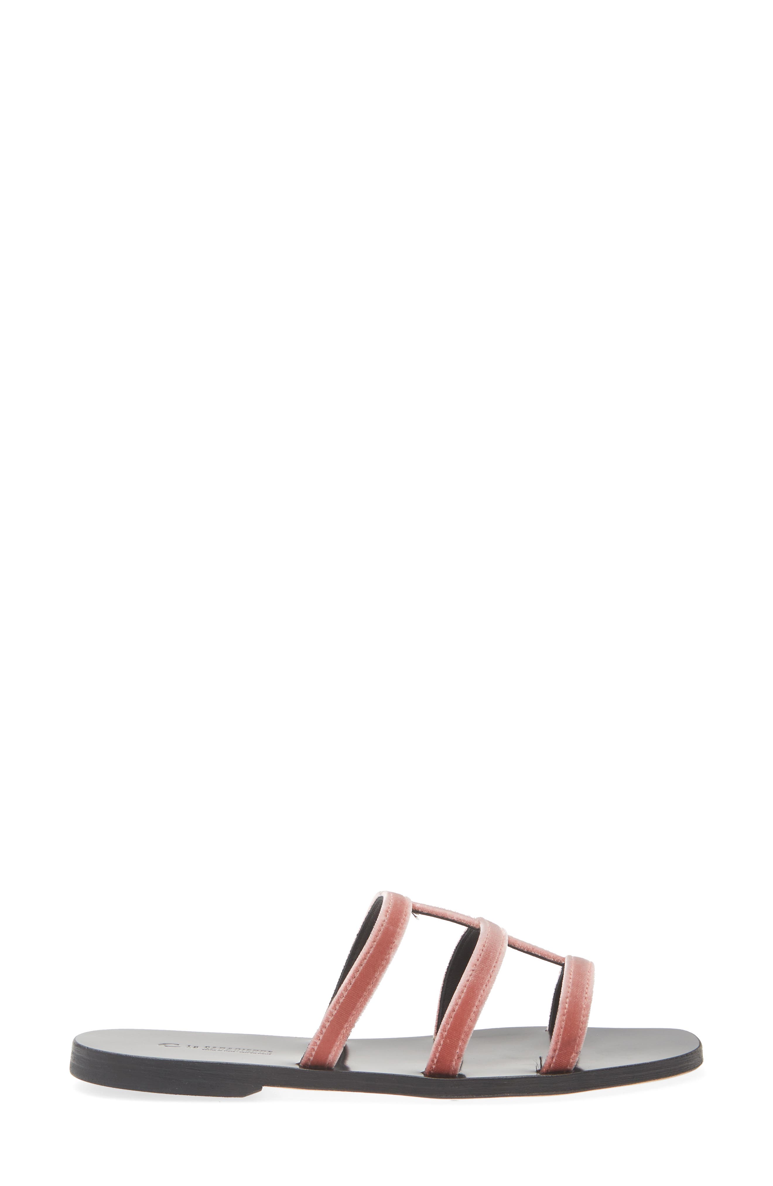 La Canadienne Getaway Cage Slide Sandal, Alternate, color, Rose
