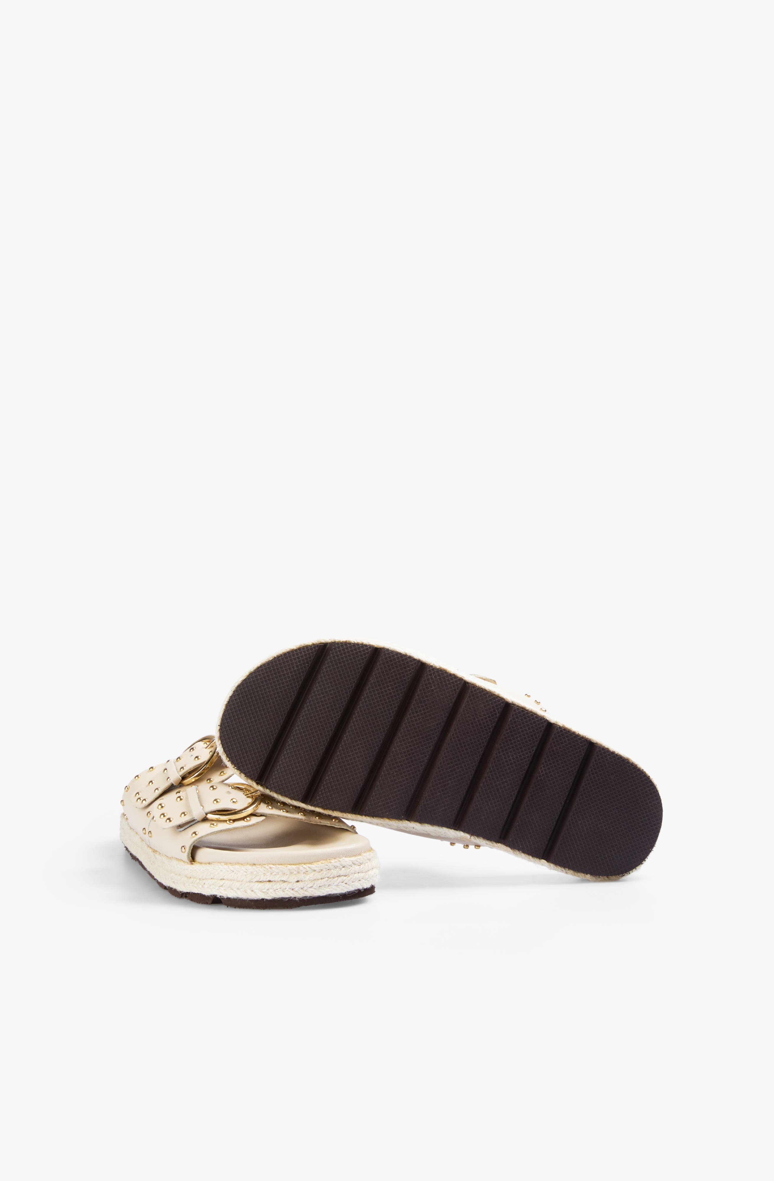 Scalpers Bio Studs Sandal, Alternate, color, Offwhite