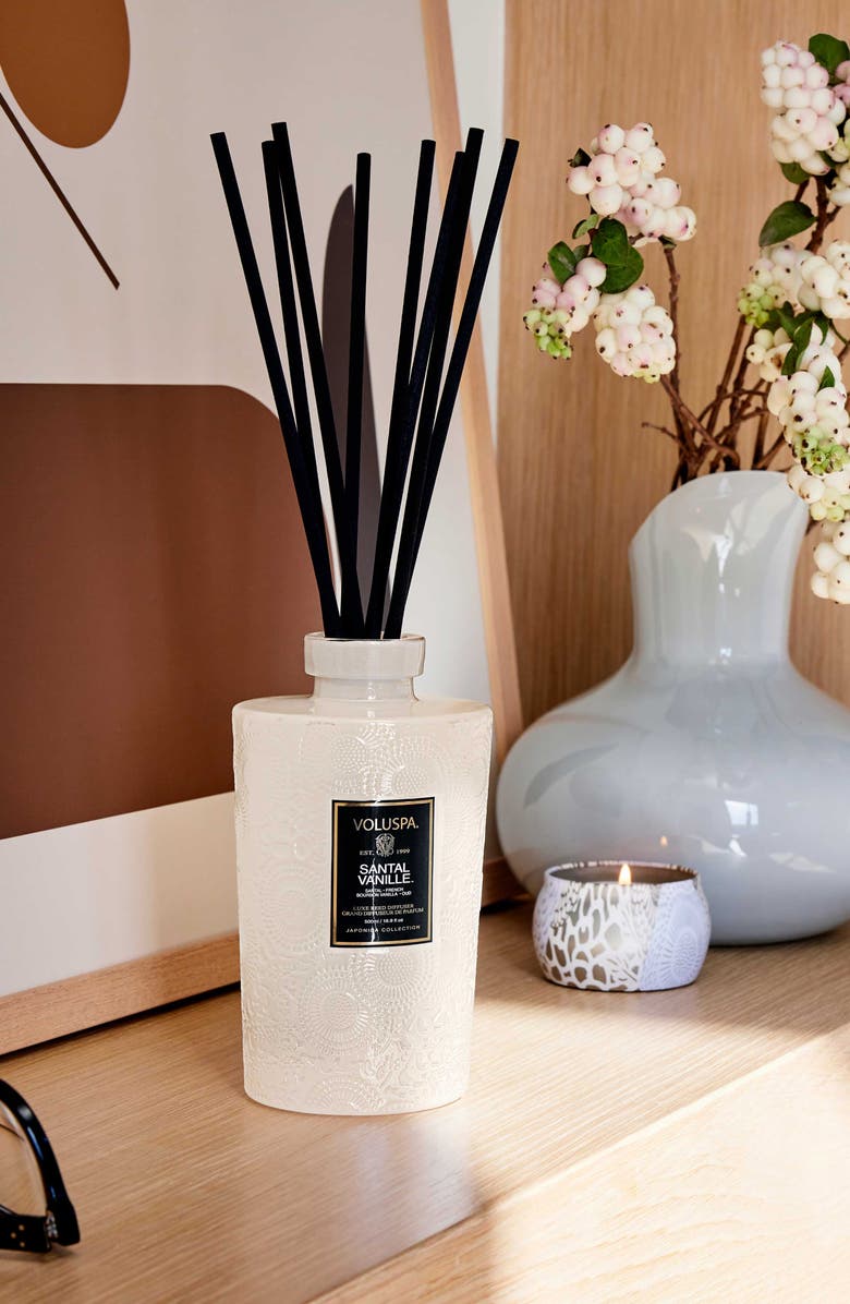 Voluspa Santal Vanille Luxe Reed Diffuser, Alternate, color, Santal Vanille