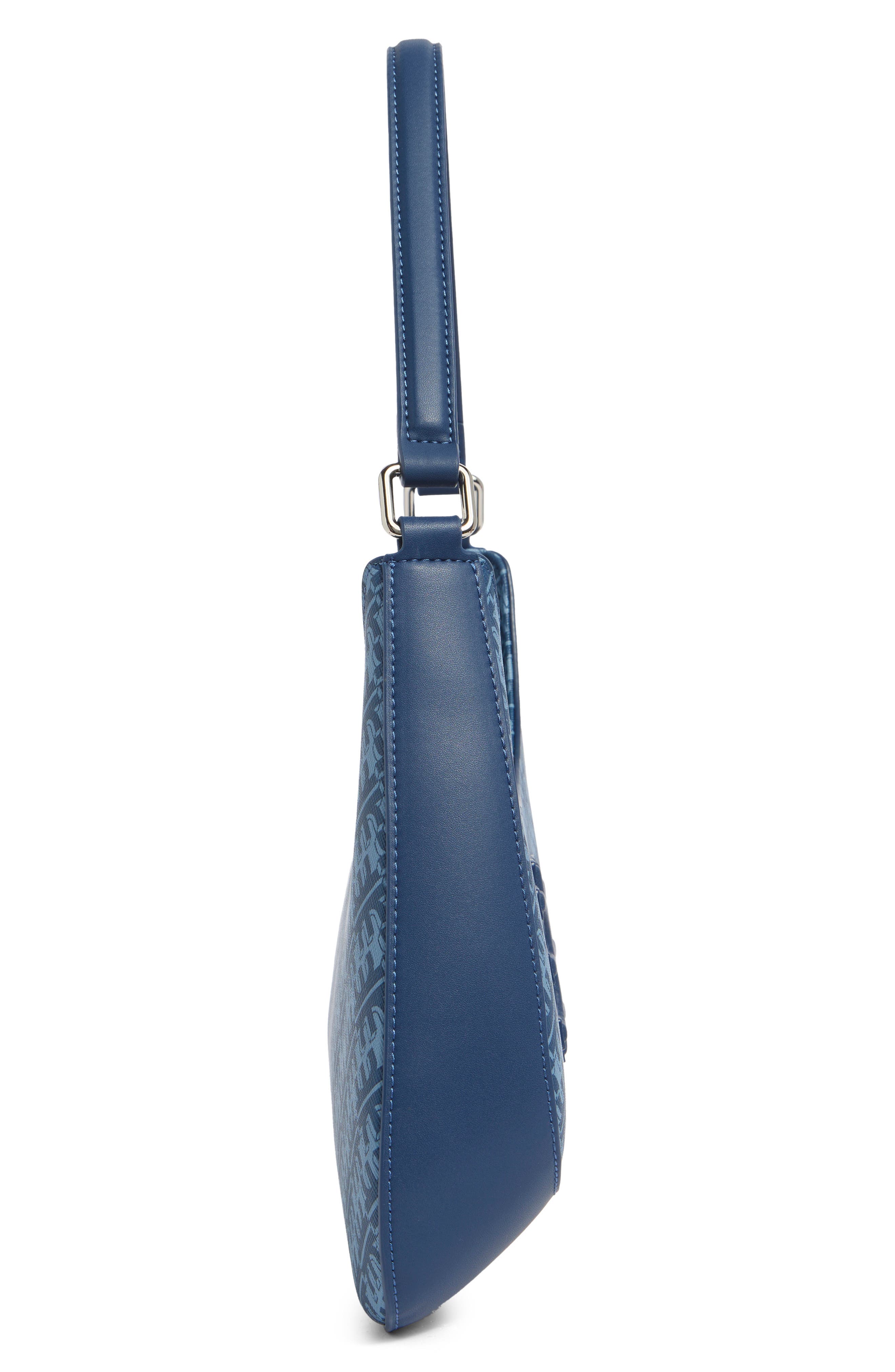 Fei Logo Shoulder Bag, Alternate, color, NAVY