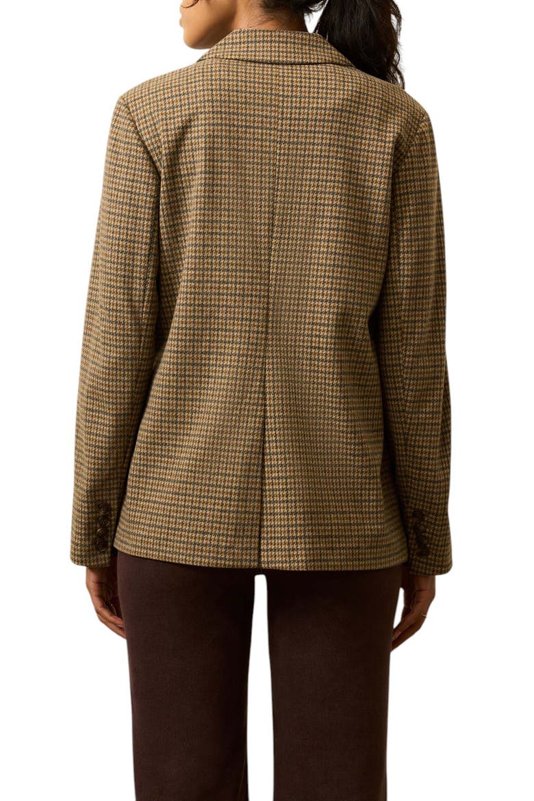 Inlet Houndstooth Double Breasted Knit Blazer, Alternate, color, ROCKHILL HOUNDSTOOTH