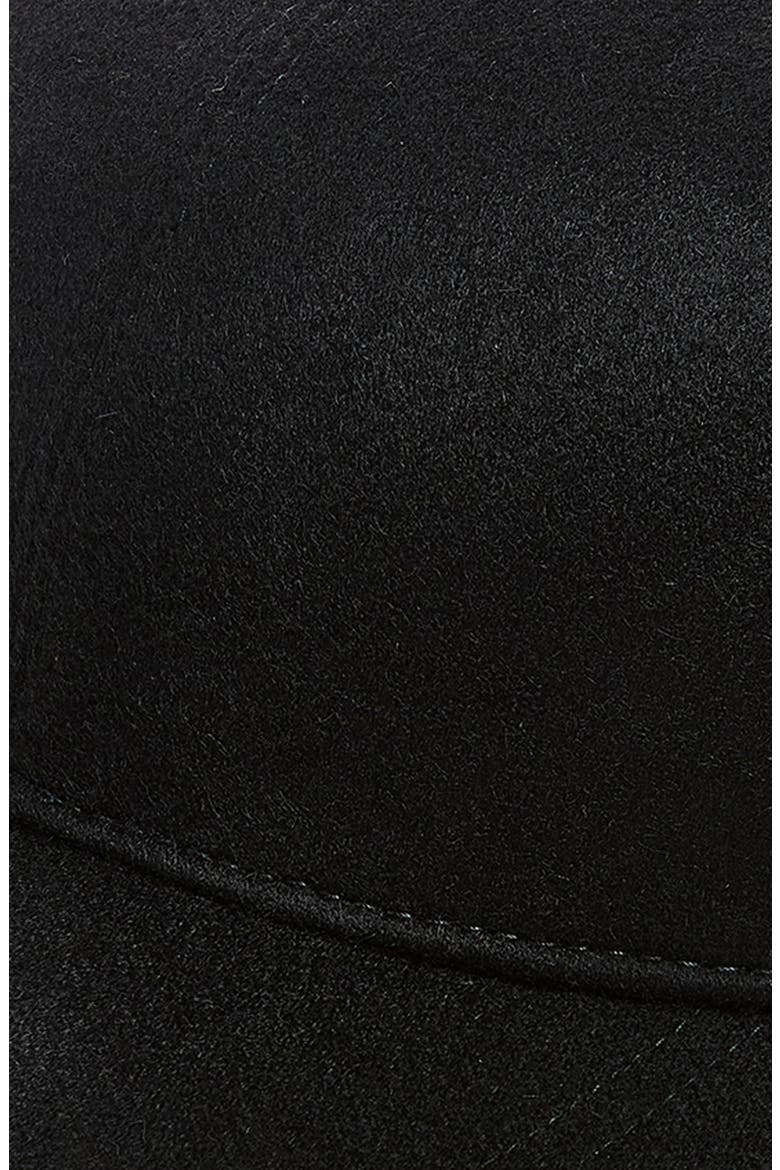 Cashmere Baseball Cap, Alternate, color, BLACK