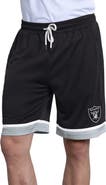 STARTER Men's Starter Black Las Vegas Raiders Power Play Mesh Shorts