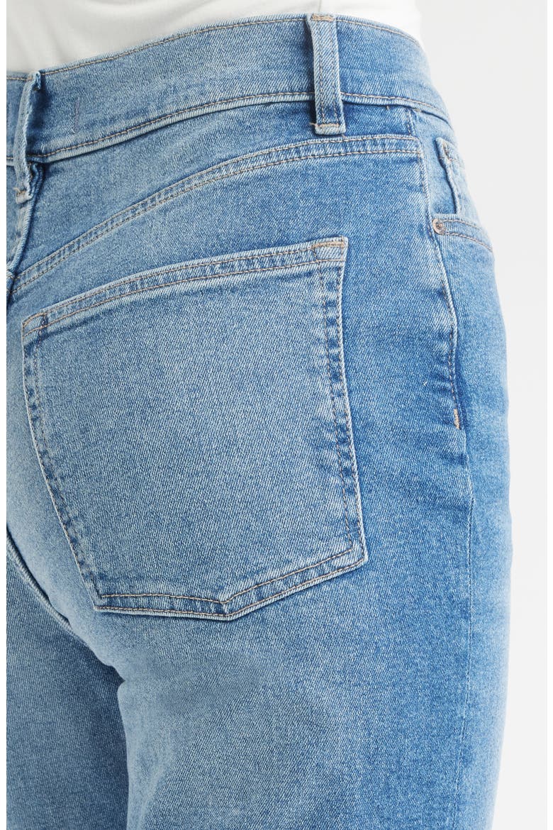 ASE Ripped High Waist Straight Leg Jeans, Alternate, color, DUST IT OFF