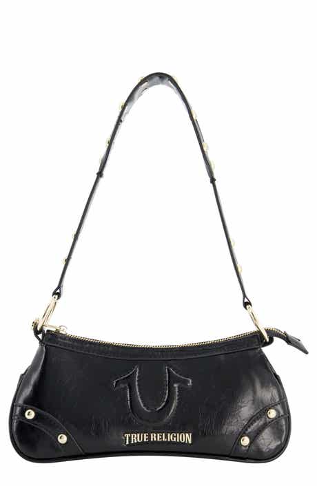 True Religion Studded Horseshoe Shoulder Bag