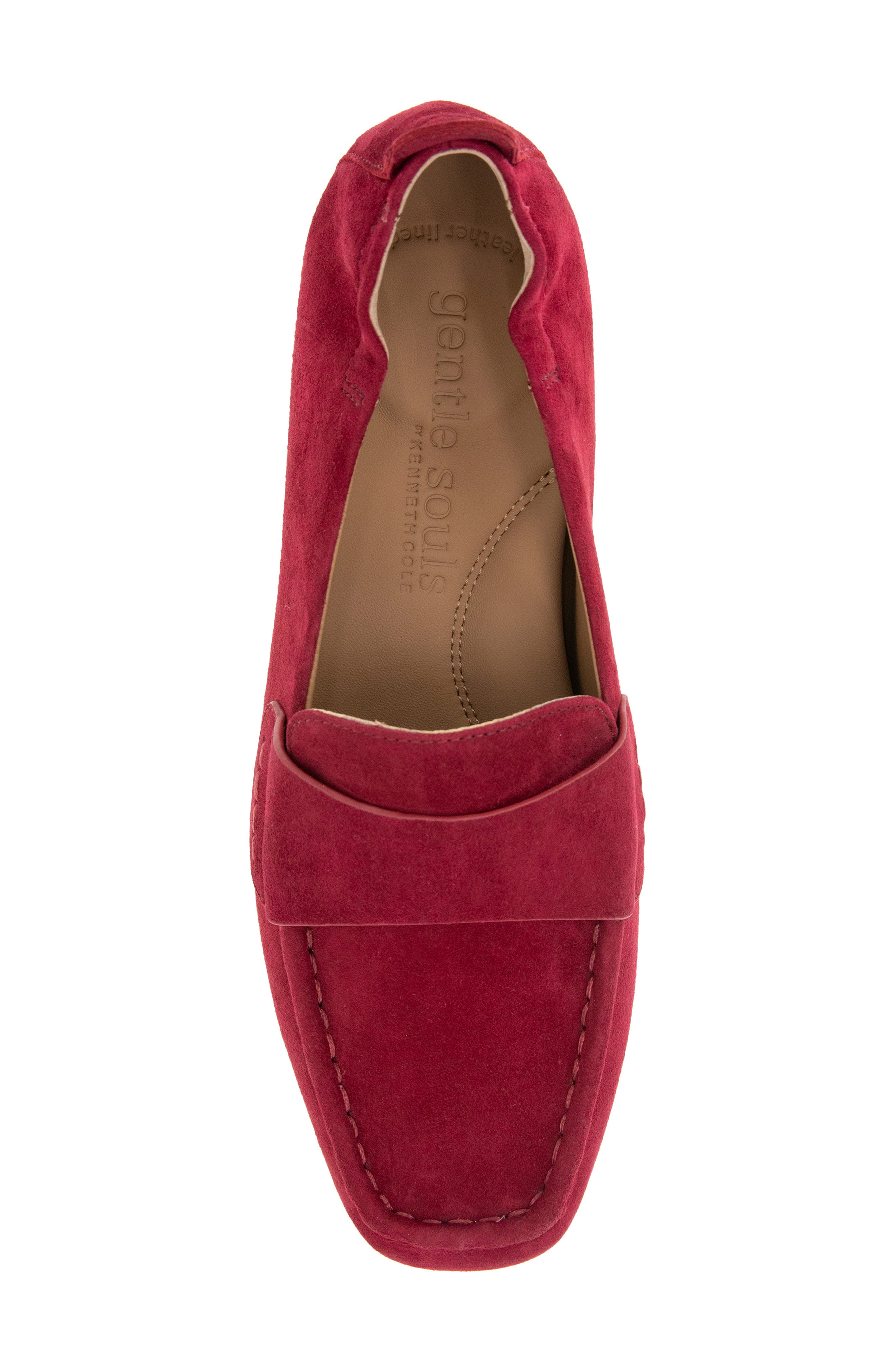 Sophie Loafer, Alternate, color, RIO RED SUEDE