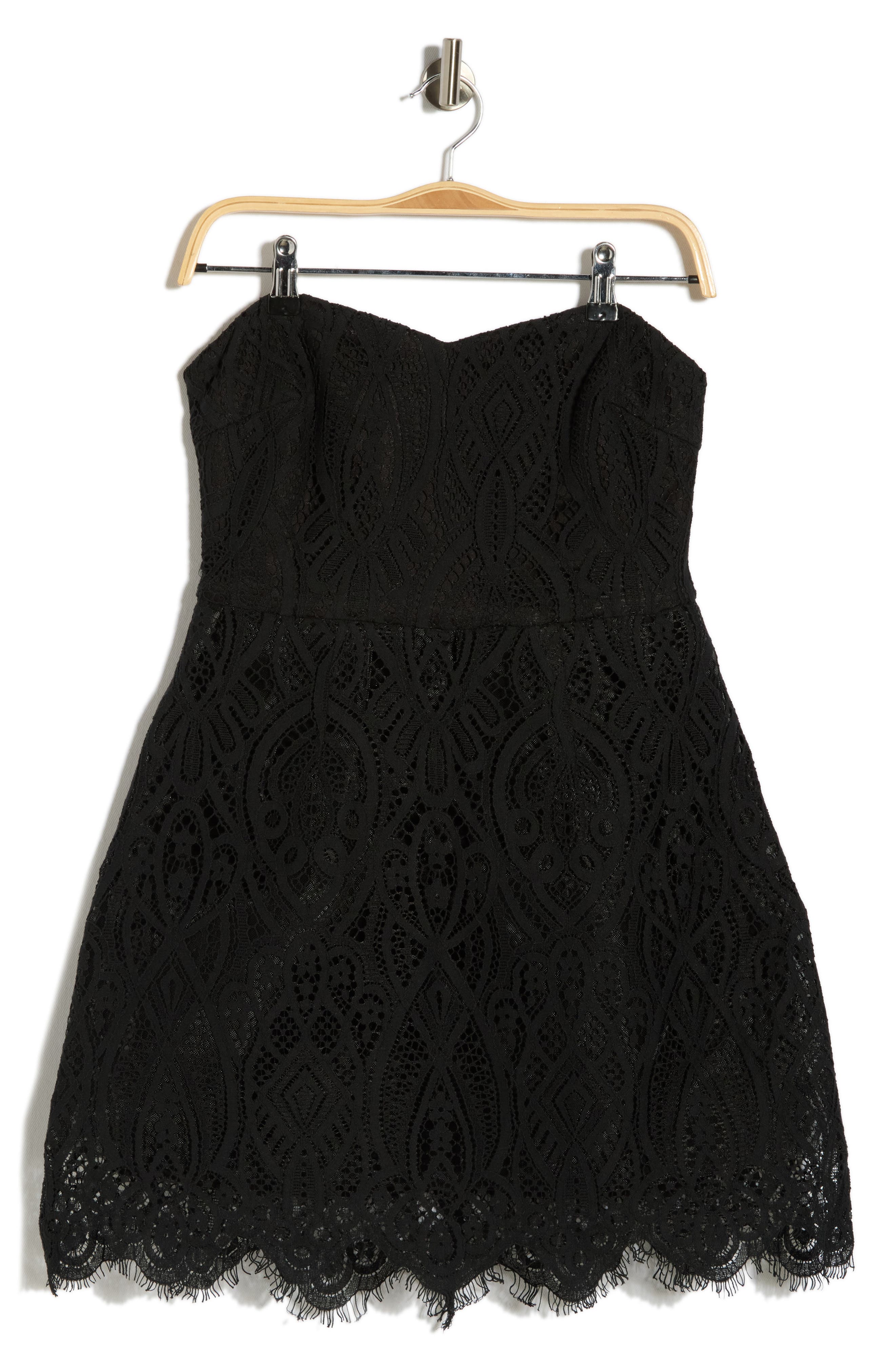 Lulus Ines Lace Corset Minidress