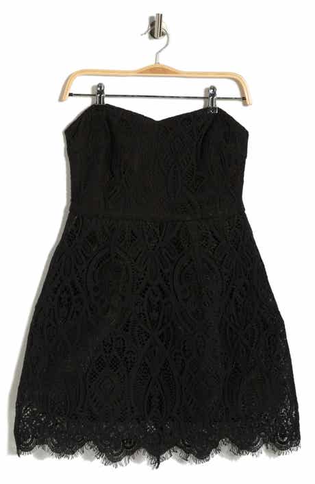 Lulus Ines Lace Corset Minidress